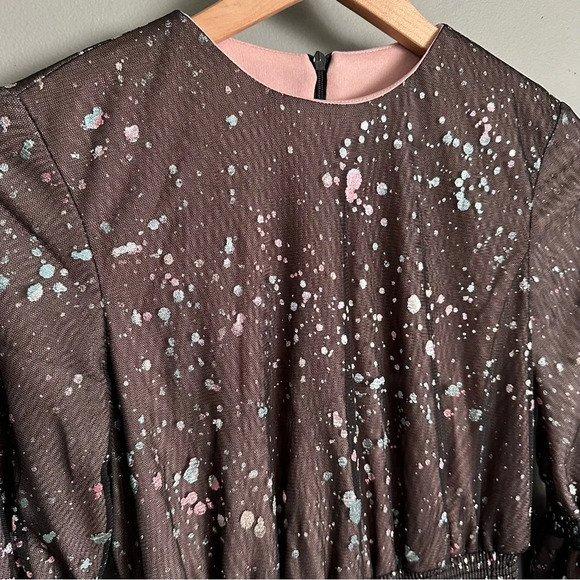 Fancy Women's Paint Splatter. Mid-Length Dress. EU Size 36/US 6 - Picture 4 of 10